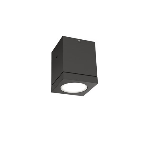 Wever & Ducré+TUBE CARRÉ 1.0 PAR16 max. 5W GU10, IP65, välisvalgusti, antratsiithall